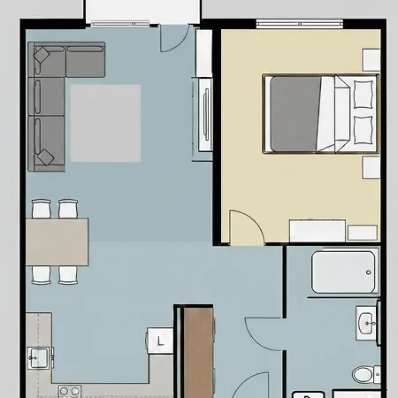 Modern 2-room Near Tauron Arena & Expo, Ac, Free Parking Apartman *